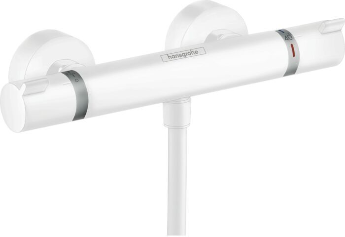 Hansgrohe Ecostat Comfort Brausethermostat 13116700 Aufputz, 1x Verbraucher, mattweiß