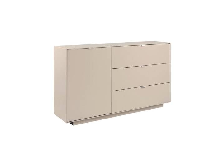 Mid.you Sideboard Sivas, Sand, 1 Fächer, 160x90x37.5 cm, Wohnzimmer, Kommoden & Sideboards, Sideboards