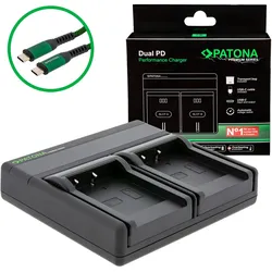 PATONA Premium Dual PD Ladegerät für Panasonic