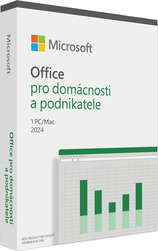 Microsoft Office für Privat- und Geschäftskunden 2024 (Tschechische Version, medienlos)