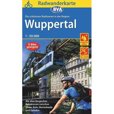 BVA Radwanderkarte Region Wuppertal die schönsten Radtouren 1:50.000, Sonstige von , KOMPASS Freytag & Berndt, 978-3-87073-957-7