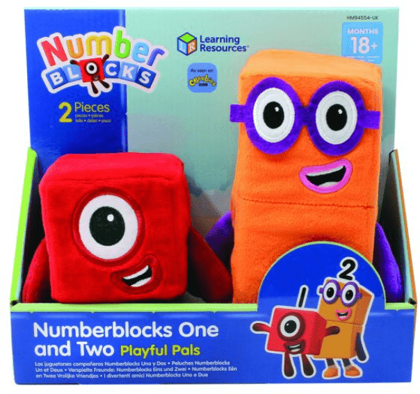 Learning Resources Numberblocks One and Two Plush Toys for 18 Months+