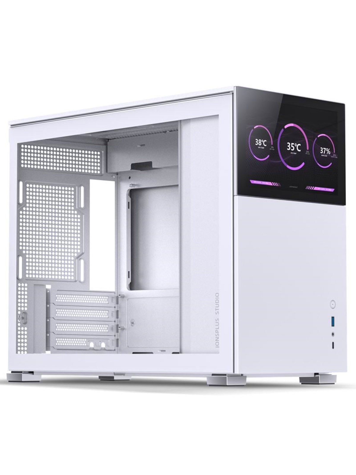 Jonsbo D31 screen - white - Gehäuse - Minitower - Weiß