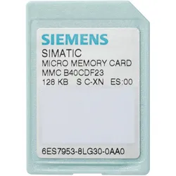 Siemens 6ES7953-8LG31-0AA0 - 0,000128 GB - MMCmicro - Kratzresistent - Grün (MMC), Speicherkarte, Grün