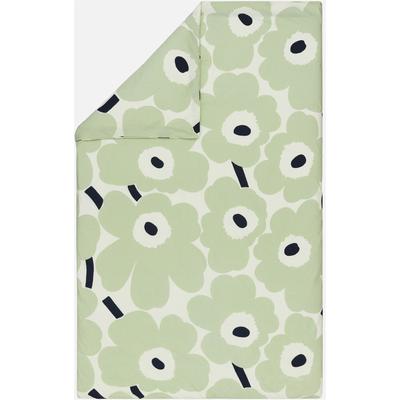 Bettbezug MARIMEKKO "UNIKKO", blau, B:140cm L:200cm, Seersucker, Obermaterial: 100% Baumwolle, Bettbezüge, Bettwäsche aus Baumwolle, ab 135-1400x200cm, Kissen separat verfügbar