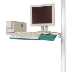 Manuflex ZB3550.0001 Tastaturträger für PACKPOOL mit Mausfläche in Graugrün HF 0001