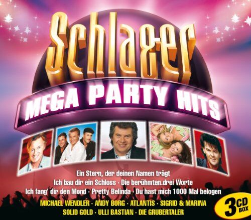 Various - Schlager Mega Party Hits - 48 Hits auf 3 CDs (mit Michael Wendler, Andy Borg, Ulli Bastian, die Grubertaler ...) - Preis vom 09.10.2026 07:28:09 h