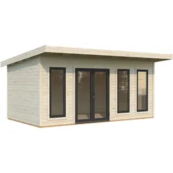 Palmako Gartenhaus Aurelia 15,2 m2 - 44 mm naturbelassen