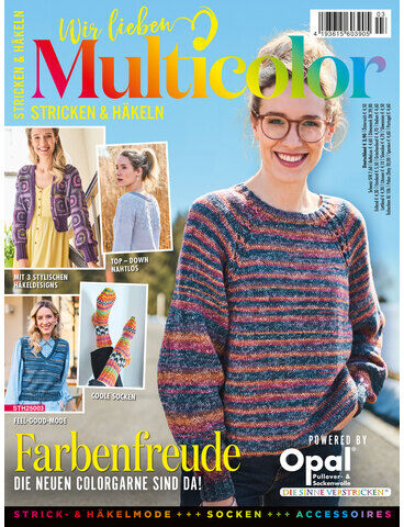 Heft "Stricken & Häkeln – Wir lieben Multicolor 03"