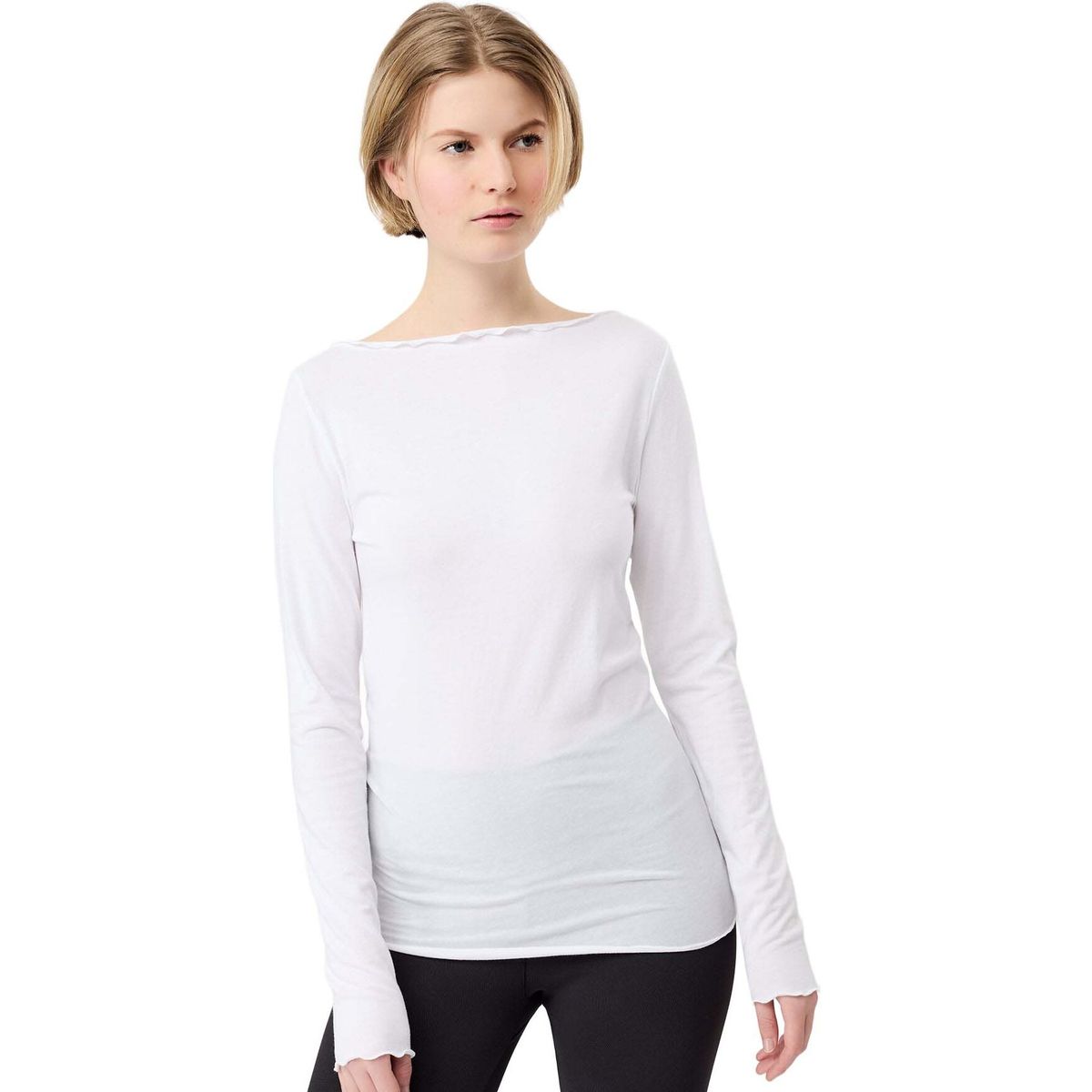 Mandala Basic Longsleeve white L SH77JE18-Basic-Longsleeve-white-L
