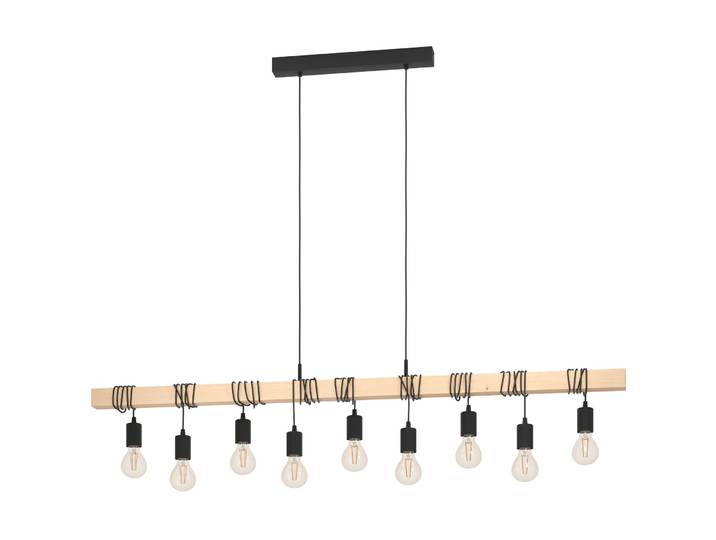 Pendellampe Townshend Braun, schwarz B 10 cm