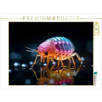 CALVENDO Puzzle Bunte Blattlaus - lustige Mikroorganismen | 1000 Teile Lege-Größe 64x48cm Foto-Puzzle für glückliche Stunden