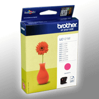 Brother Tinte LC-121M magenta