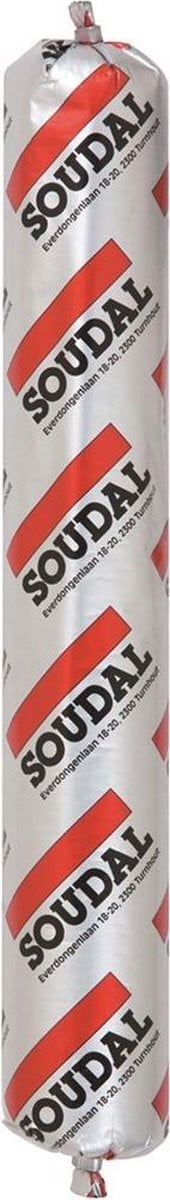 Soudal Silirub 2 Neutrale Siliconenkit, Transparant, 600 ml