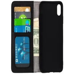 Wachikopa Alte klassische Hülle iPhone 13 (Apple iPhone 13), Smartphone Hülle, Schwarz