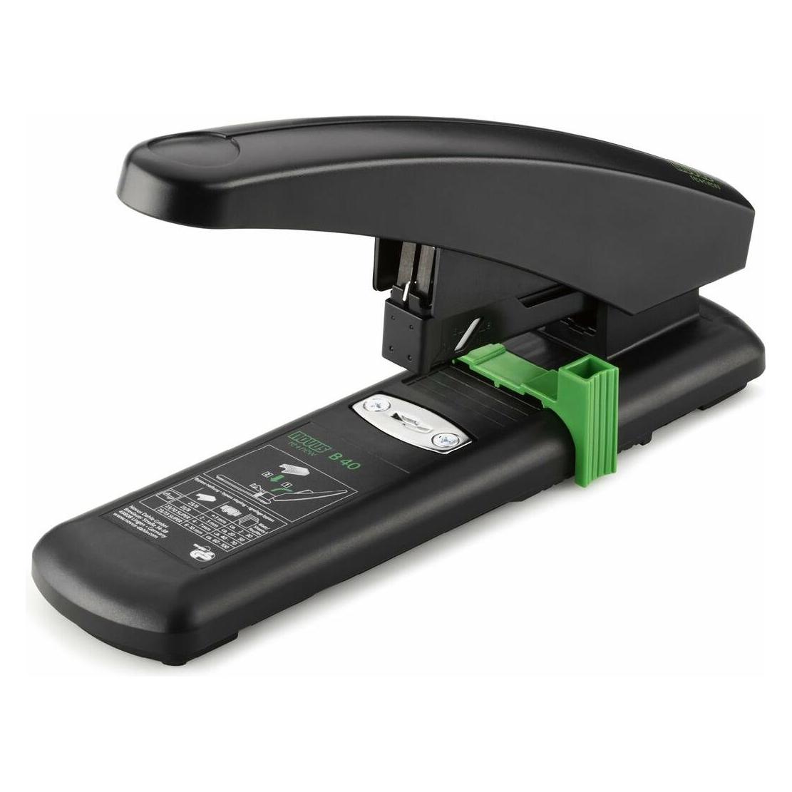Novus Blockheftgerät B40 re+new schwarz bis 100 Blatt (100 Blätter) (60-B40RENEW)