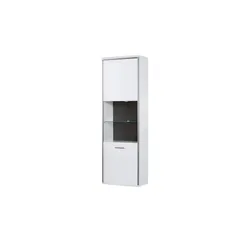 Primo Vitrine  Setto ¦ weiß ¦ Maße (cm): B: 64 H: 201 T: 38.0