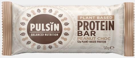 PULSIN PROTEIN BAR PEANUT CHOC 50g