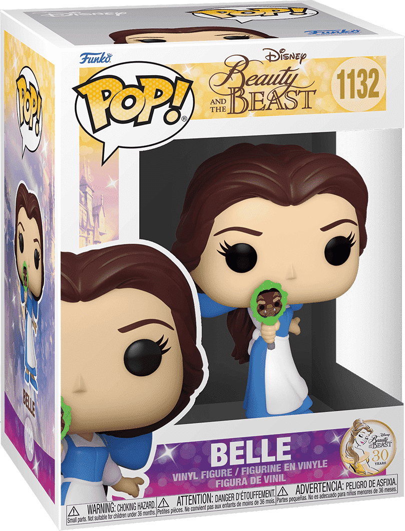 Funko Pop! Disney Beauty and the Beast Belle Holding Mirror Vinyl Figure #1132