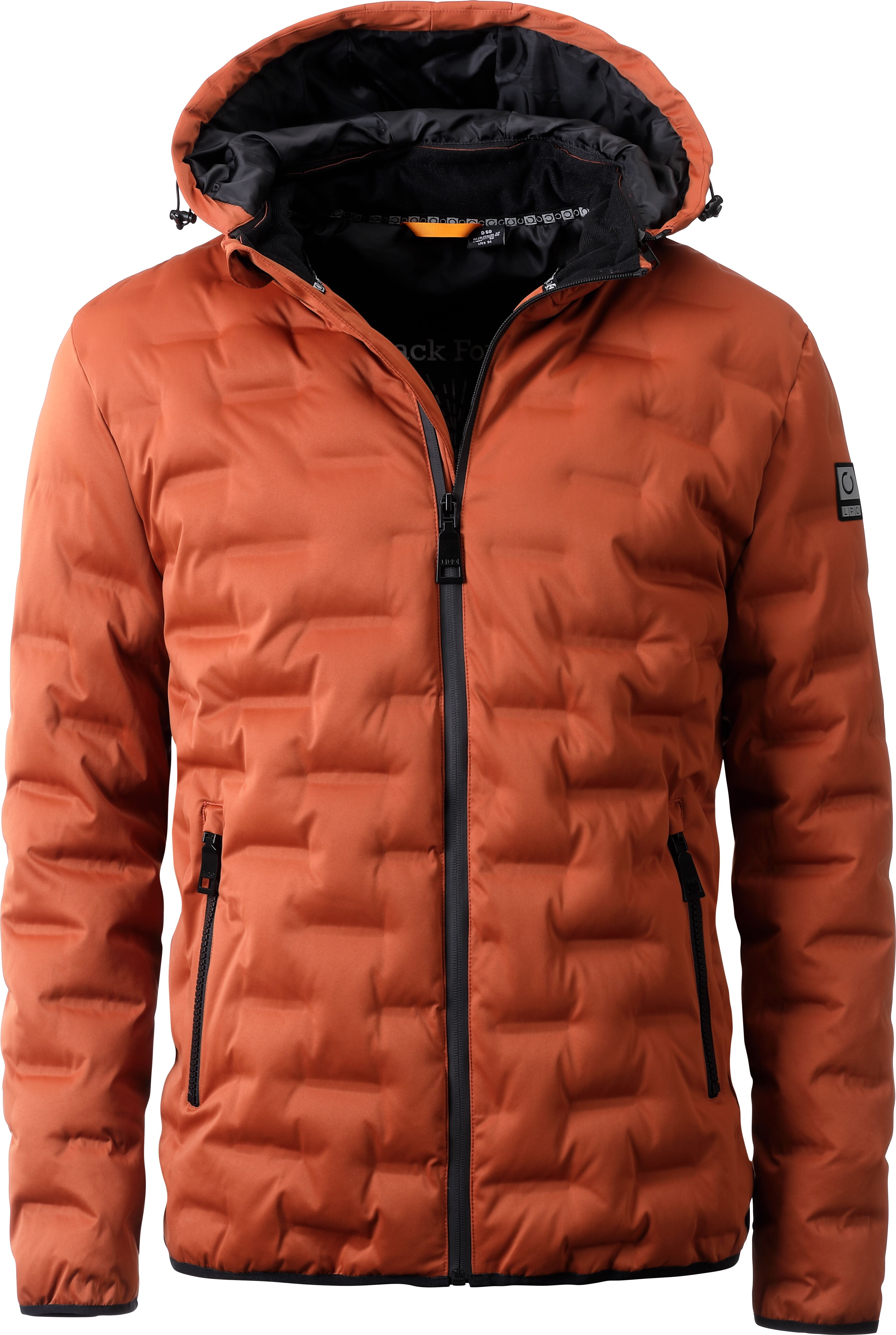 Steppjacke LPO "Marcin 2", Herren, Gr. XXL, braun (picante), Web, 100% Polyester, regular fit hüftbedeckend, Bündchen mit Gummizug, Jacken Steppjacke picante XXL