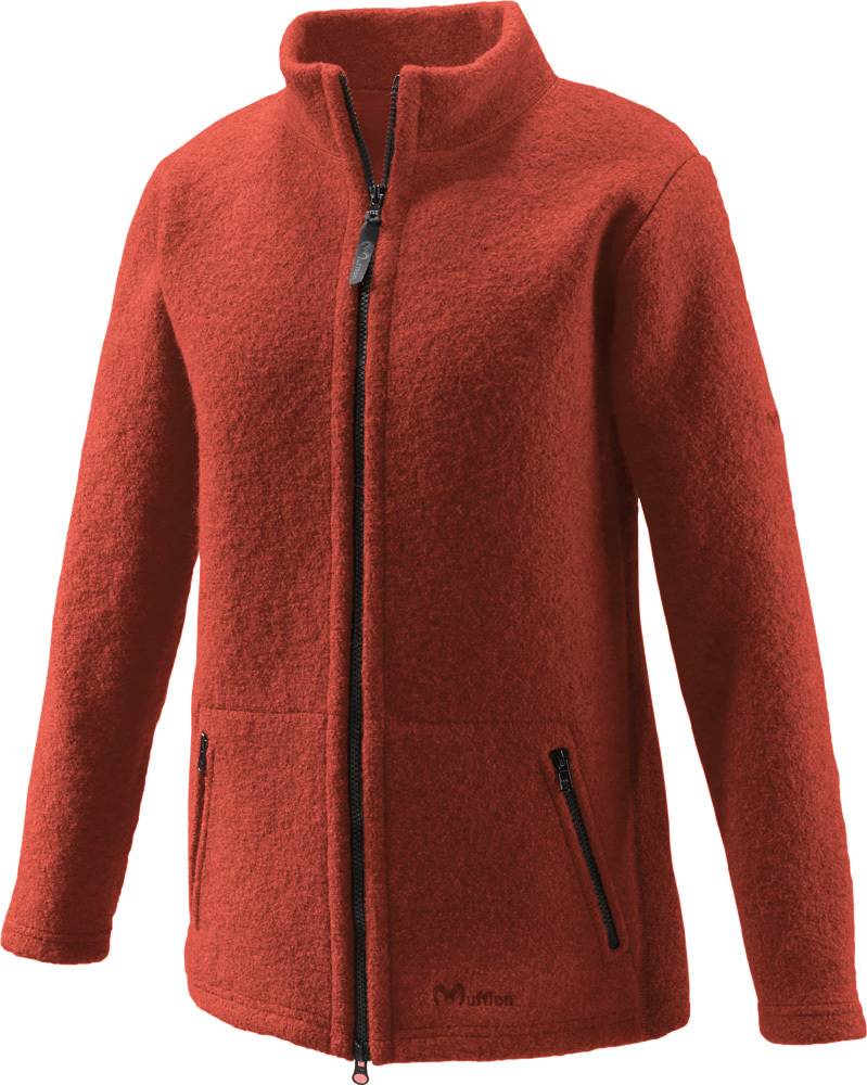 Damenjacke Mu-Mel W300, leicht tailliert, Stehkragen, Farbe Terra, Größe L