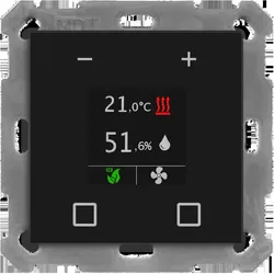 MDT KNX Raumtemperatur Smart 55 schwarz matt SCN-RTN55S06.01