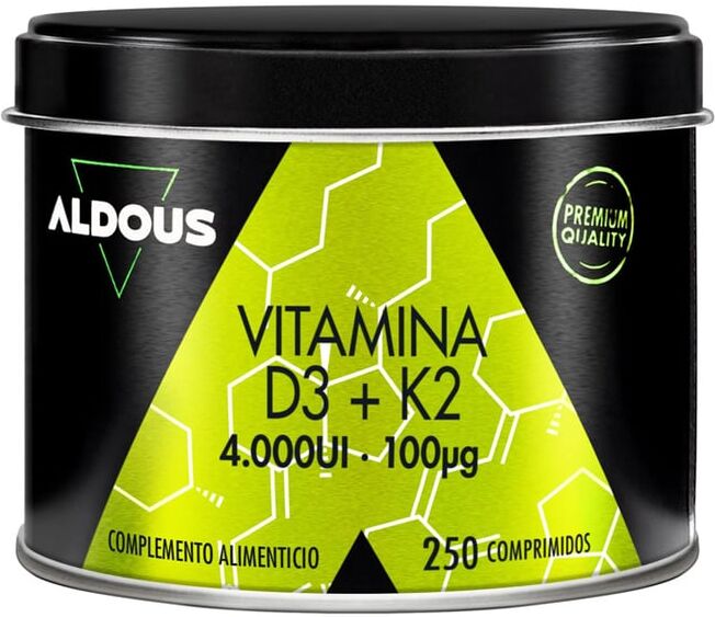 Aldous Vitamina D3 + K2 250 Tabs