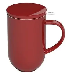 Loveramics, Tasse, Pro Tea - 450 ml Tasse mit Teesieb - Rot (450 ml)