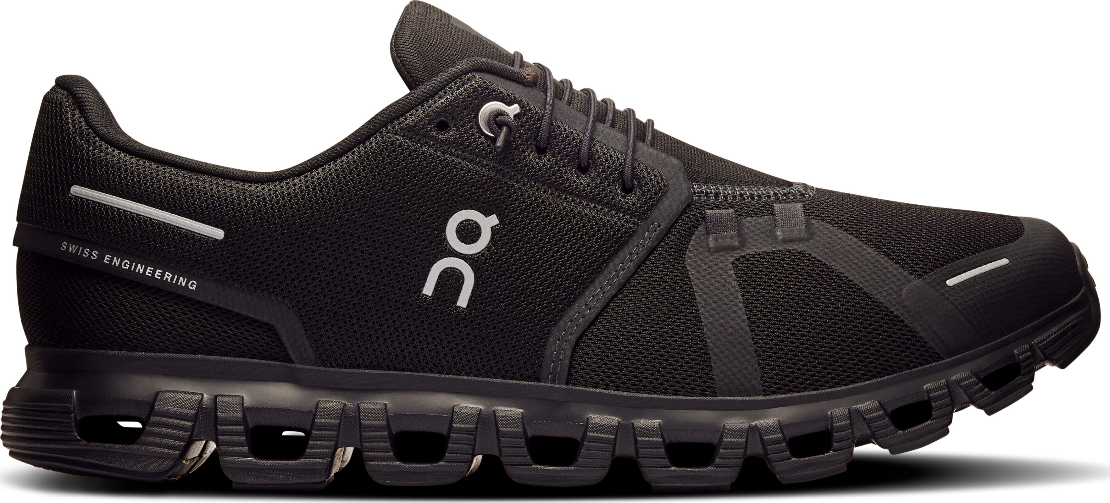 On Men's Cloud 6 Black-Black, 40.5