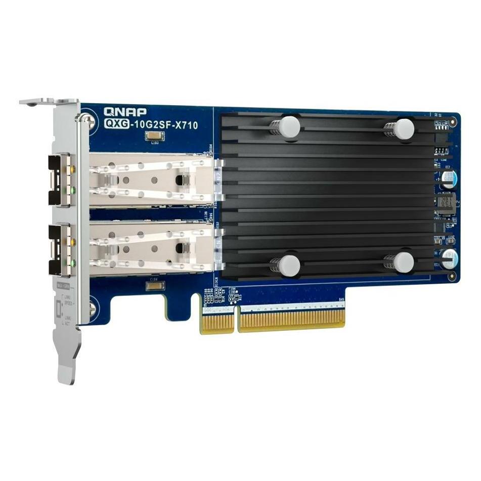 QNAP QXG-10G2SF-X710 (PCI Express 3.0 x8, SFP+) (QXG-10G2SF-X710)