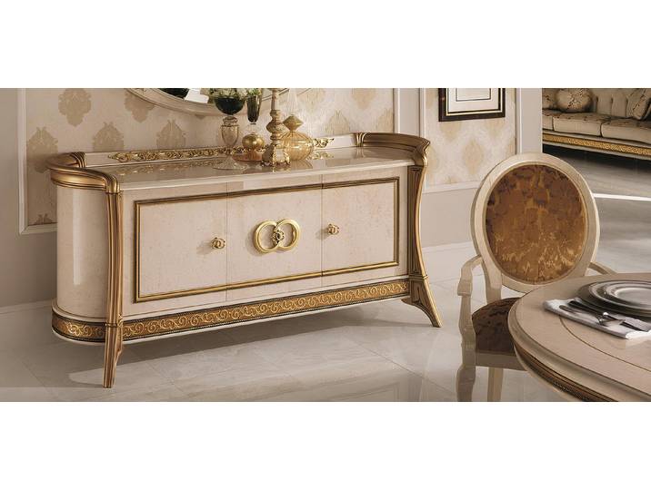 JVmoebel Kommode Holz-Anrichte im Designer-Stil mit soft-close Funktion (1 St), Made in Europa