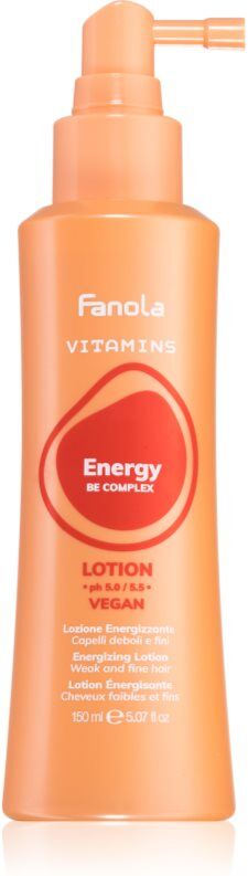 Fanola Vitamins Energizing Lotion soin énergisant pour cheveux fins et sans volume 150 ml