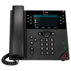 Poly VVX 450 IP Telefon mit 12 Leitungen und PoE-fähig