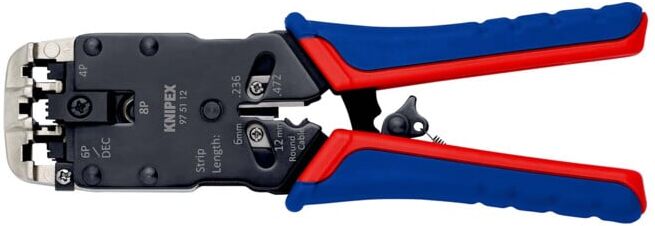 Pince à sertir pour fiches Western Knipex (97 51 12)