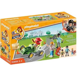 Playmobil Notarzt Action: Hilf dem Rennfahrer. (70919, Playmobil Duck On Call)