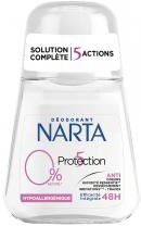 Narta Protection 5 Déodorant Hypoallergénique 48 Heures 50 ML - Flacon-Bille 50 ml