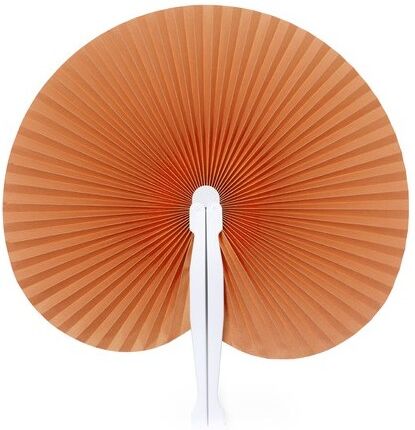 Éventail publicitaire pliable Stilo orange