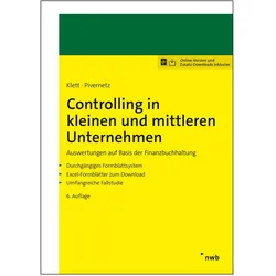 Klett:Controlling in kleinen und mittle, Fachbücher von Christian Klett, Michael Pivernetz