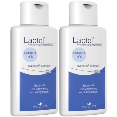 Lactel Nr.5 Shampoo hypoallergen 2x 2x200 ml
