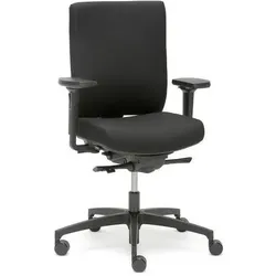 Dauphin, Bürostuhl, Drehstuhl AJ 4845 NPR Kunststoff Schwarz (41 - 55 cm)