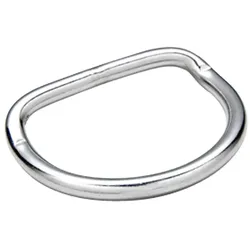 Scubaforce D-Ring 50/5 mm - bent - SS Steel