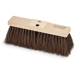 Straßenbesen Piassava Borstenbesen Kehrbesen Handfeger Hofbesen 40 cm Braun 1