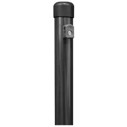 Alberts® Zaunpf,zinkp.anthrazit-metall.,Kst.b,Länge1750mm,Pfostenst.⌀38mm,Geflechth1250mm 613136