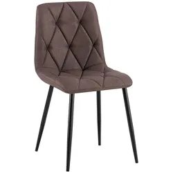 CLP Esszimmerstuhl Clairton Stoff   Farbe: braun, Material: Stoff