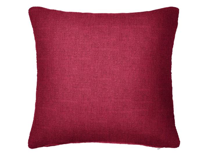 Novel Zierkissen, Rot, Textil, Uni, Füllung: Polyurethan (Pur), 40x40 cm, Heimtextilien, Wohntextilien, Kissen, Zierkissen