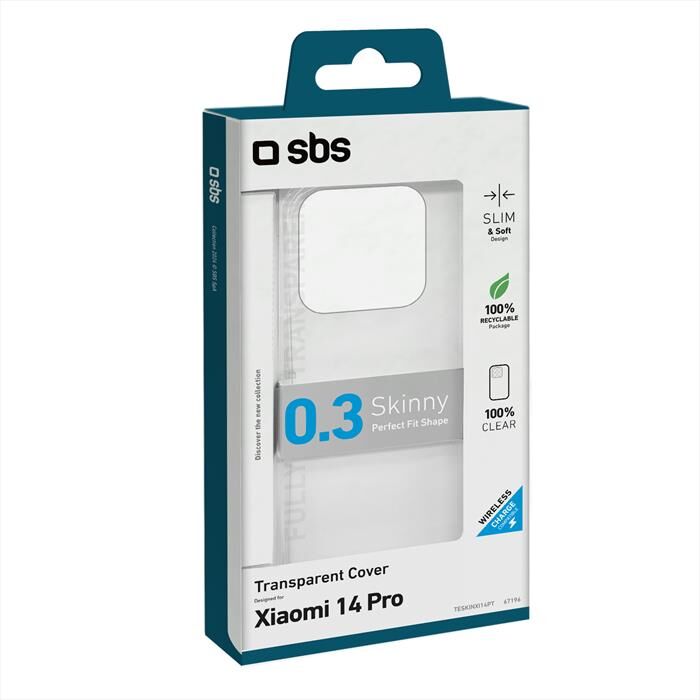 SBS Cover Skinny Teskinxi14pt Xiaomi 14 Pro-trasparente
