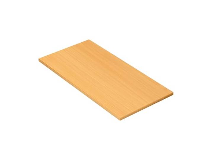 KESSLER PRO Tischplatte, Spanplatte, 25mm, verstärkte Kante Buche 120x60 cm