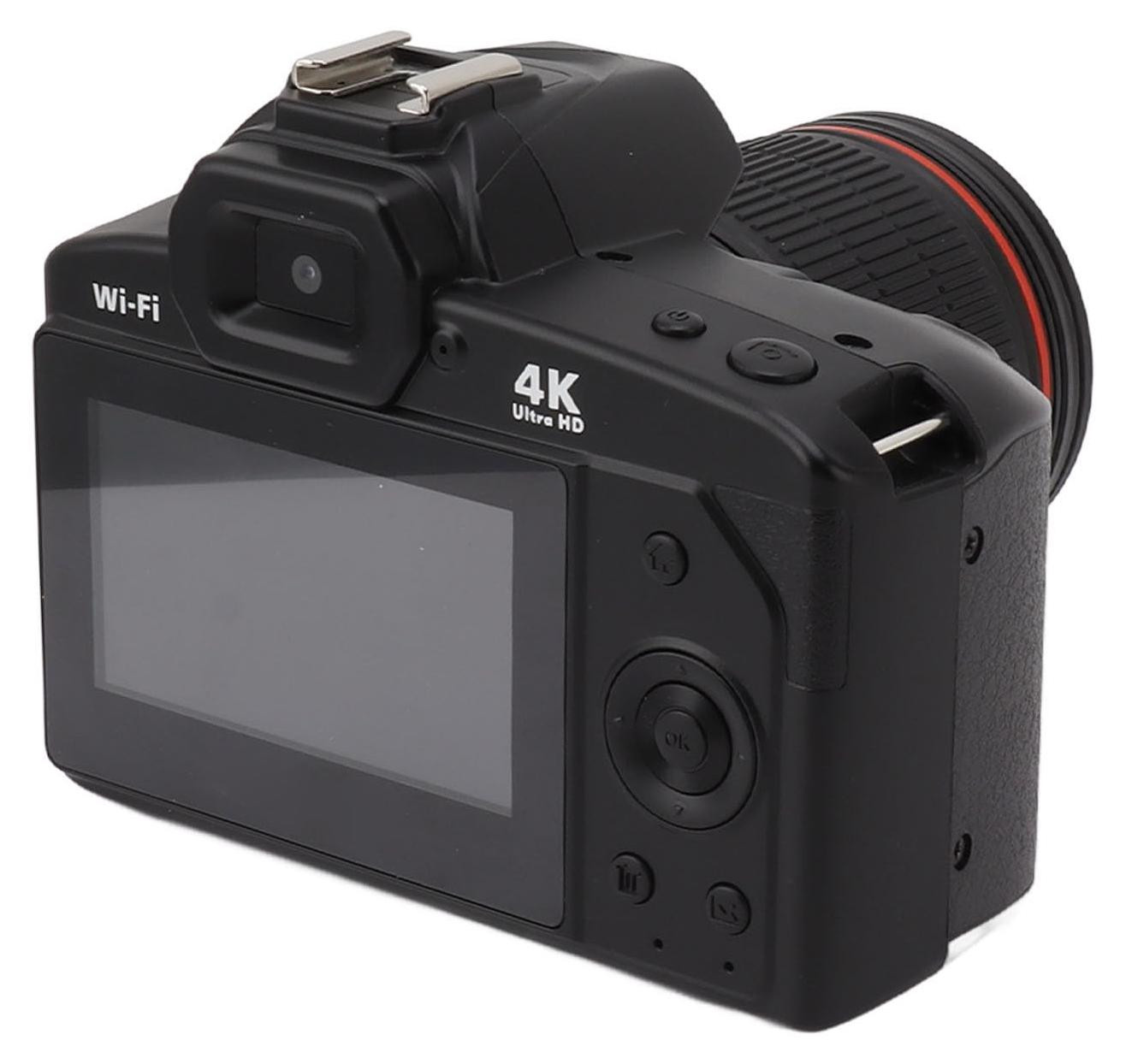 Selius Digitale Camera 4K 64MP met 16X Zoom en Draagbaar Ontwerp