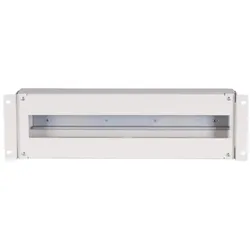 Alantec Panel dystrybucji napięć 19" 3U, bez wyposażenia, szary (SA-PDN-3U-S), Serverschrank Zubehör, Grau