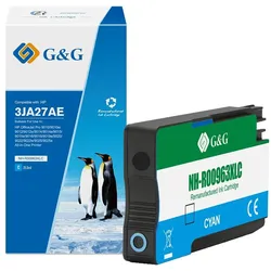 G&G XL-Tintenpatrone kompatibel mit HP 963XL Cyan